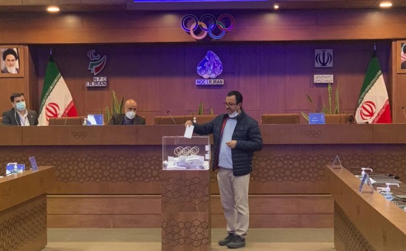 حضور کاپیتان تیم ملی گلف در انتخابات کمیسیون ورزشکاران