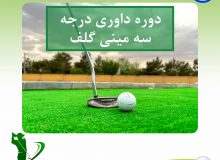 برگزاری دوره داوری درجه سه مینی گلف در اصفهان