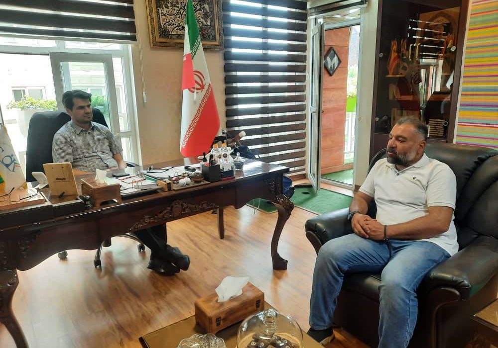 دیدار دبیر انجمن کروکت با رئیس فدراسیون گلف