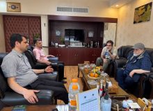 حضور استاد شریفی‌نیا در فدراسیون گلف
