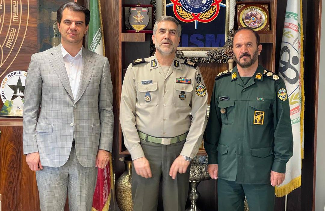 دیدار دکتر عزیزی با امیر فولادی در راستای توسعه گلف در ستادکل