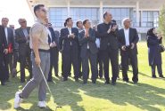 بازدید وزیر ورزش و جوانان از زمین گلف مجموعه ورزشی سرزمین ایرانیان(آیلند)