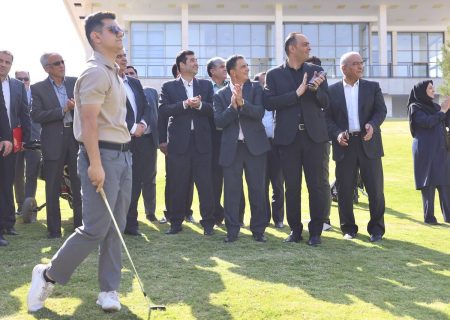 بازدید وزیر ورزش و جوانان از زمین گلف مجموعه ورزشی سرزمین ایرانیان(آیلند)