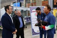 با استقبال مدیران کمیته ملی المپیک و وزارت ورزش نمایندگان گلف به کشور بازگشتند